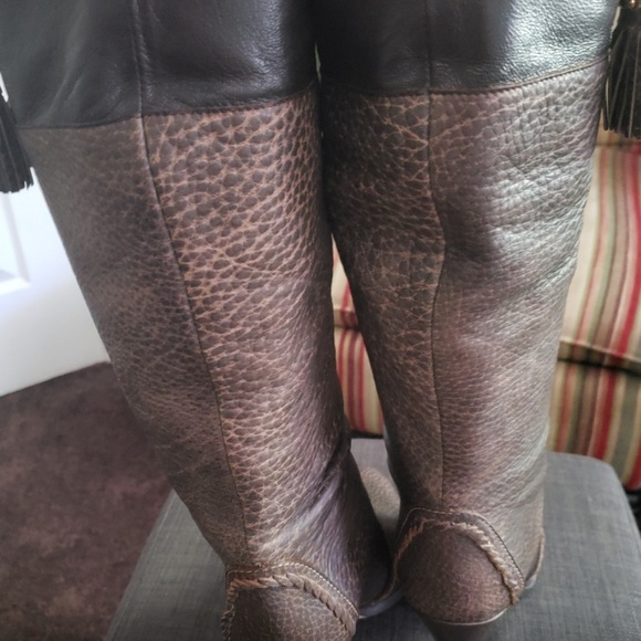 Gucci boots calf high with  bamboo tassel - Picture 4 of 8